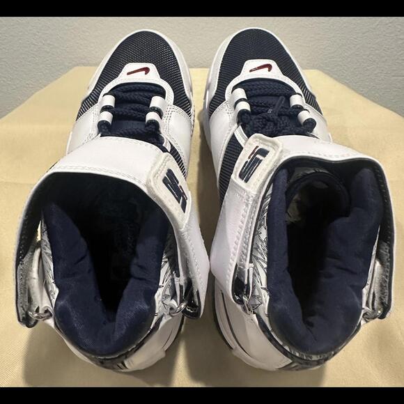 New Zoom Lebron II Mid Top Basketball Sneakers Men's Size 8 or Women's Size 9.5 - Picture 5 of 7